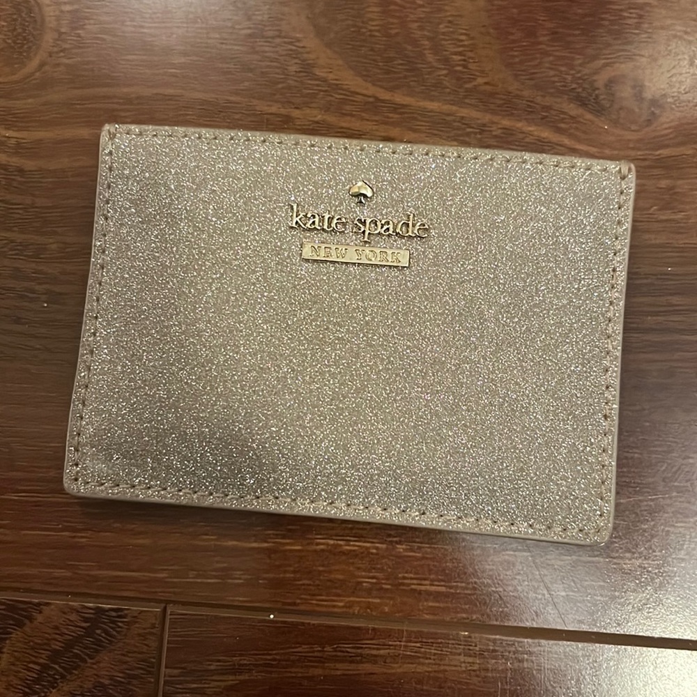 Kate spade glitter card case